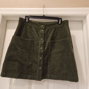 Truth By Republic Corduroy Mini Skirt Size 12 NWT